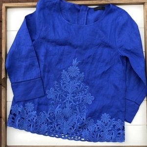 J. Crew Tunic with Embroidery